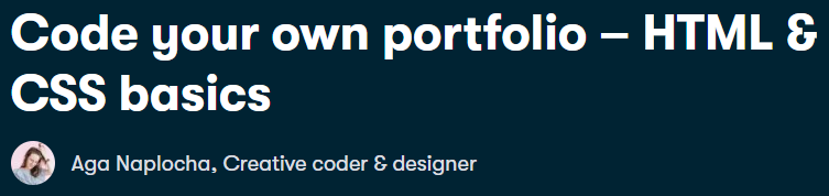 Pictures · SkillShare — Code your own portfolio – HTML & CSS basics 2020-3