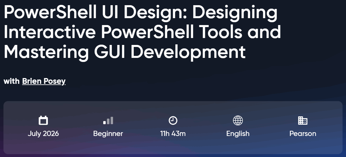 चित्र · Oreilly – PowerShell UI डिजाइन: इंटरैक्टिव PowerShel टूल डिजाइनिंग और जीयूआई विकास मास्टर 2026-7