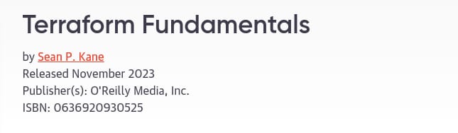 Pictures · Oreilly — Terraform Fundamentals 2023-11