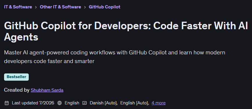 Imágenes · GitHub Copilot para desarrolladores: código más rápido con AI Agentes 2026-7