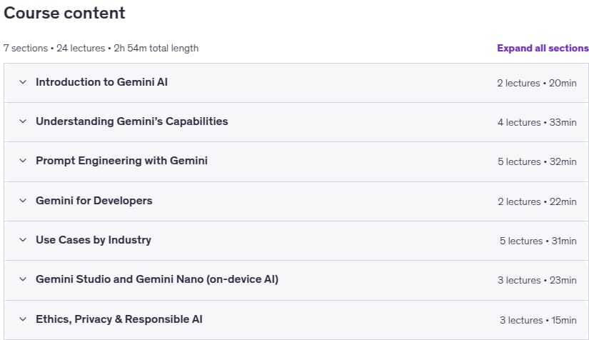 Temas del curso · Gemini AIGuía completa al poderoso de Google AI 2026-1
