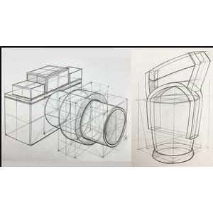 Industrial Product-Object Drawing Course with Perspective 2022-1