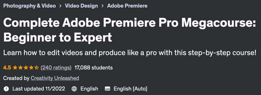 Pictures · Complete Adobe Premiere Pro Megacourse: Beginner to Expert 2022-11