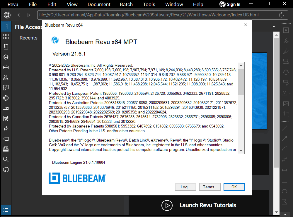 Images · Bluebeam Revu 21.8.0