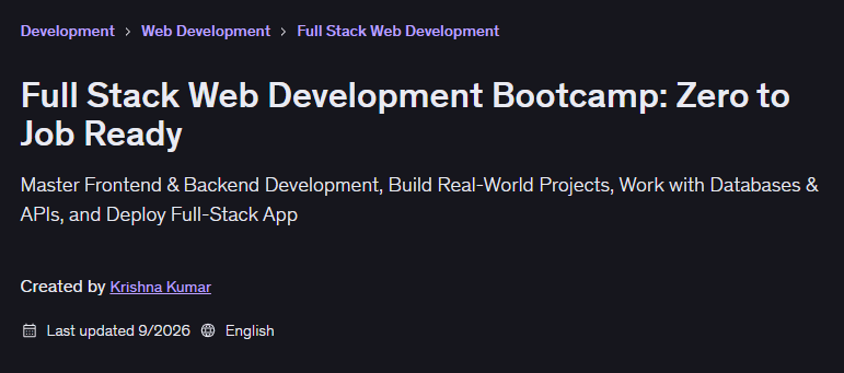 Images · Bootcamp de développement Web Full Stack: Zero to Job Ready 2026-9