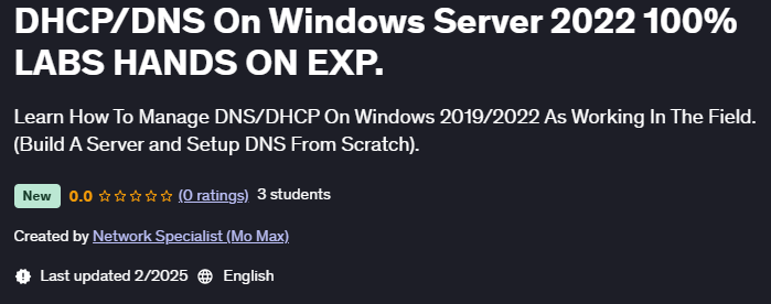 Pictures · DHCP/DNS On Windows Server 2022 100% LABS HANDS ON EXP. 2025-2