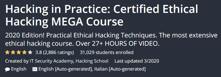 Pictures · Udemy — Hacking in Practice: Intensive Ethical Hacking MEGA Course 2020-10/2021-3