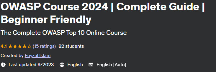 Pictures · Udemy — OWASP Course 2024 | Complete Guide | Beginner Friendly 2023-9