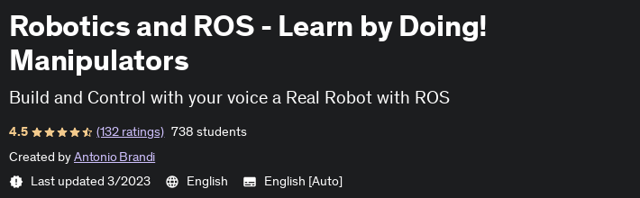 Pictures · Udemy — Robotics and ROS – Learn by Doing! Manipulators 2022-8