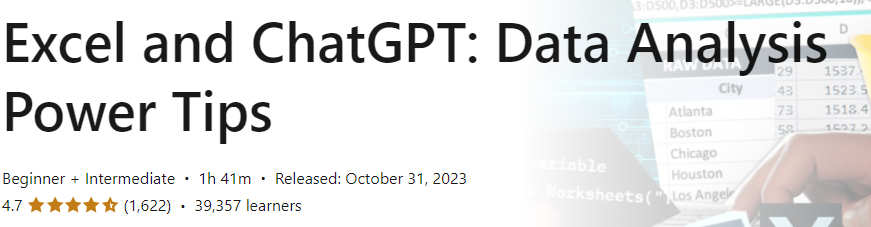 Pictures · LinkedIn — Excel and ChatGPT: Data Analysis Power Tips 2023-10