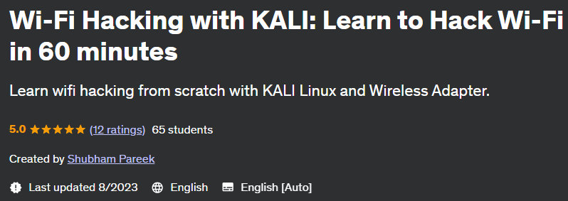 Pictures · Wi-Fi Hacking with KALI: Learn to Hack Wi-Fi in 60 minutes 2023-8