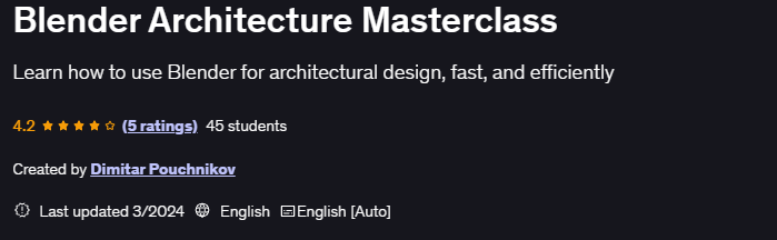 Pictures · Blender Architecture Masterclass 2024-3