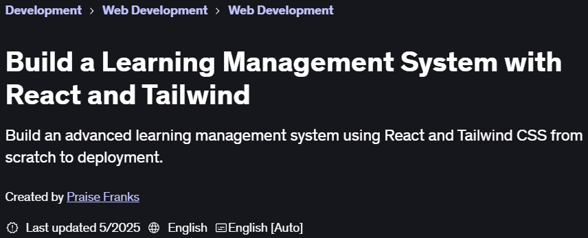 Pictures · Udemy — Build a Learning Management System with React and Tailwind 2025-4