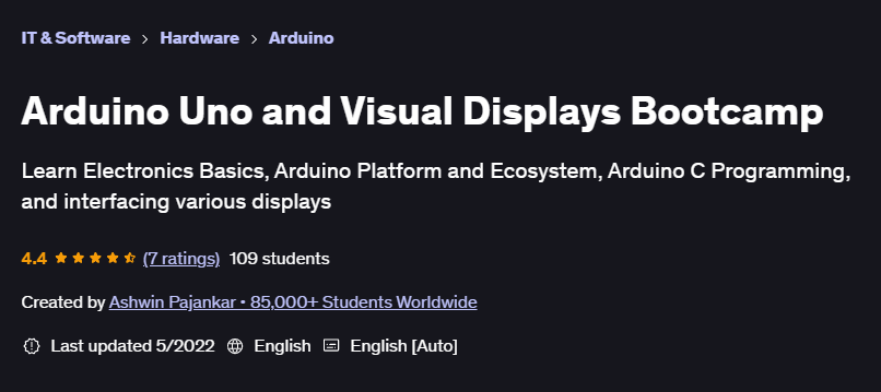 Pictures · Arduino Uno and Visual Displays Bootcamp 2022-5