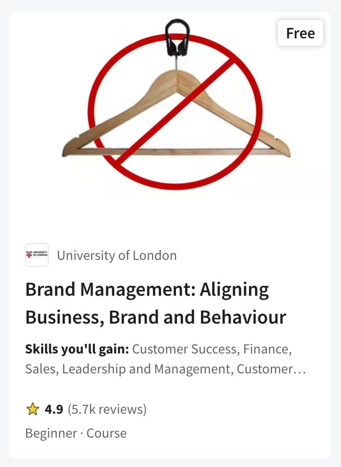 Pictures · Coursera — Brand Management: Aligning Business, Brand and Behaviour 2022-6