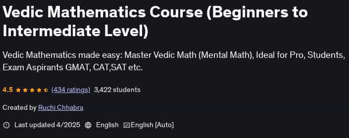 Pictures · Udemy — Vedic Mathematics Course (Beginners to Intermediate Level) 2025-4