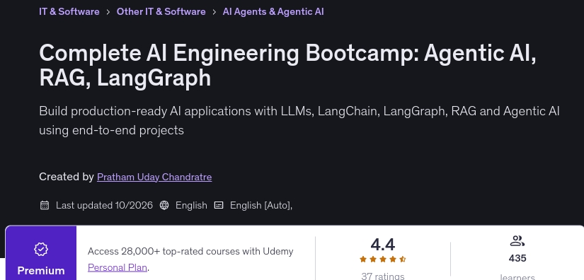Pictures · Udemy — Complete AI Engineering Bootcamp: Agentic AI, RAG, LangGraph 2026-10