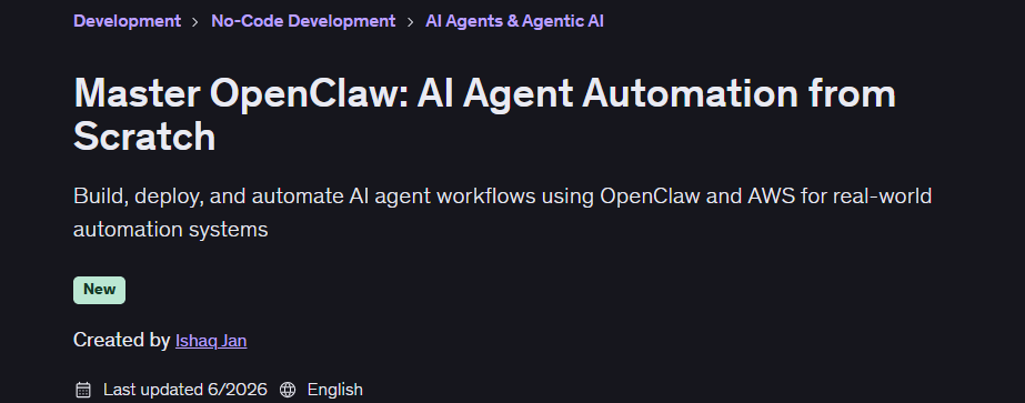 Pictures · Udemy — Master OpenClaw: AI Agent Automation from Scratch 2026-6