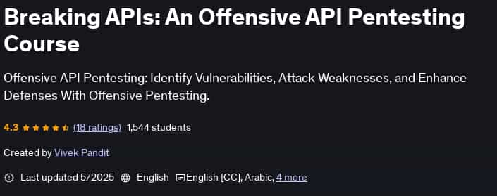 Pictures · Udemy — Breaking APIs: An Offensive API Pentesting Course 2025-5