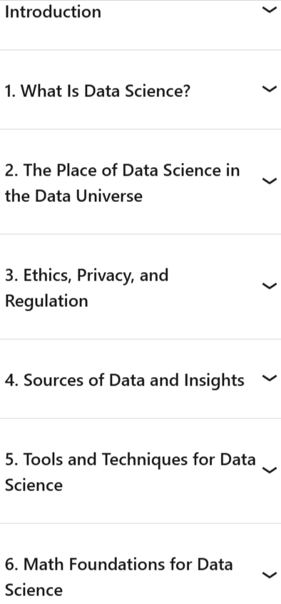 Course topics · LinkedIn — Data Science Foundations: Fundamentals 2025-4