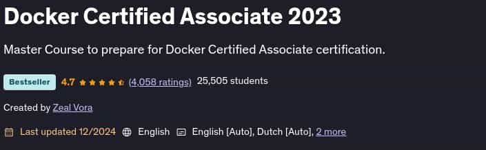 Pictures · Docker Certified Associate 2023 2024-12