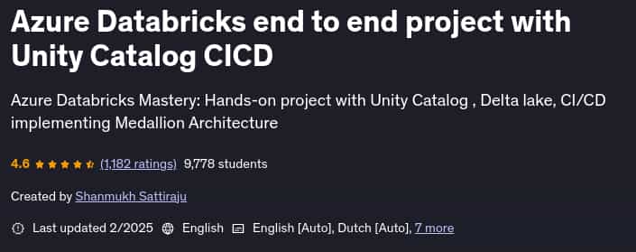 이미지 · Azure Databricks는 Unity Catalog CICD로 프로젝트를 마무리합니다. 2025-2