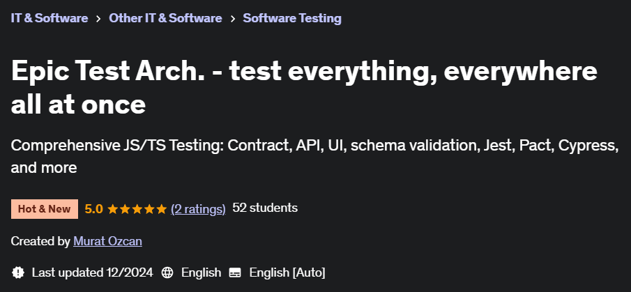Pictures · Udemy — Epic Test Arch. – test everything, everywhere all at once 2024-11