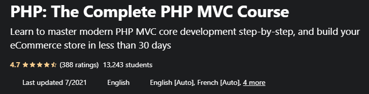 Pictures · Udemy — PHP: The Complete PHP MVC Course 2021-12