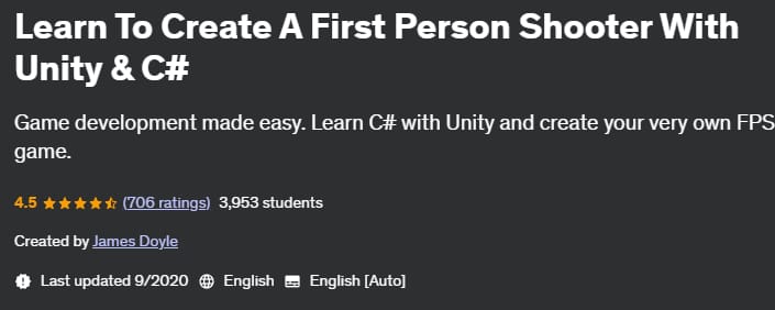 Pictures · Udemy — Learn To Create A First Person Shooter With Unity & C# 2020-9