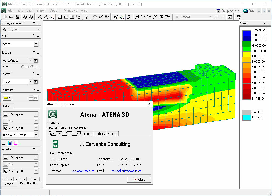 Pictures · Cervenka Consulting ATENA 5.7.0p