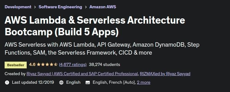 Pictures · Udemy — AWS Lambda & Serverless Architecture Bootcamp (Build 5 Apps) 2019-12