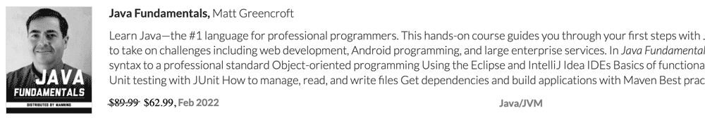 Pictures · Manning Publications — Java Fundamentals 2022-6