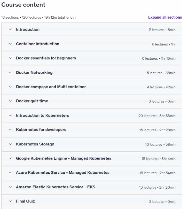 Course topics · Docker and Kubernetes for beginners | DevOps journey 2025-7