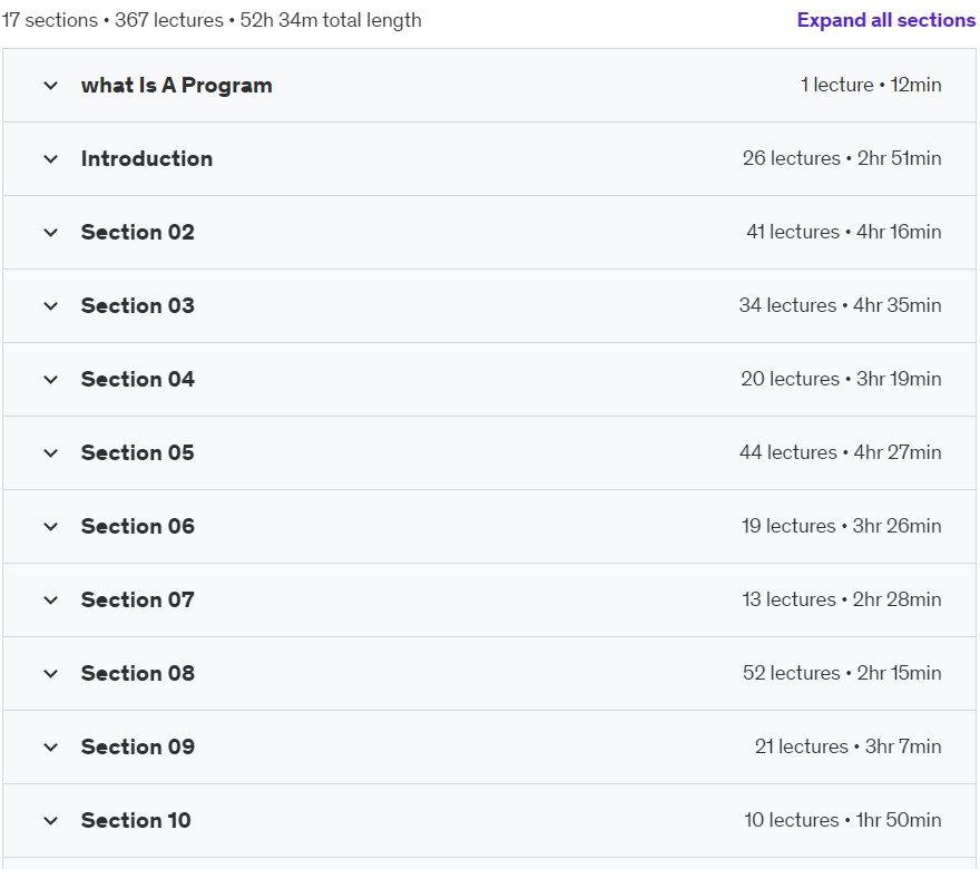 Course topics · Arduino Step by Step More than 50 Hours Complete Course 2019-2
