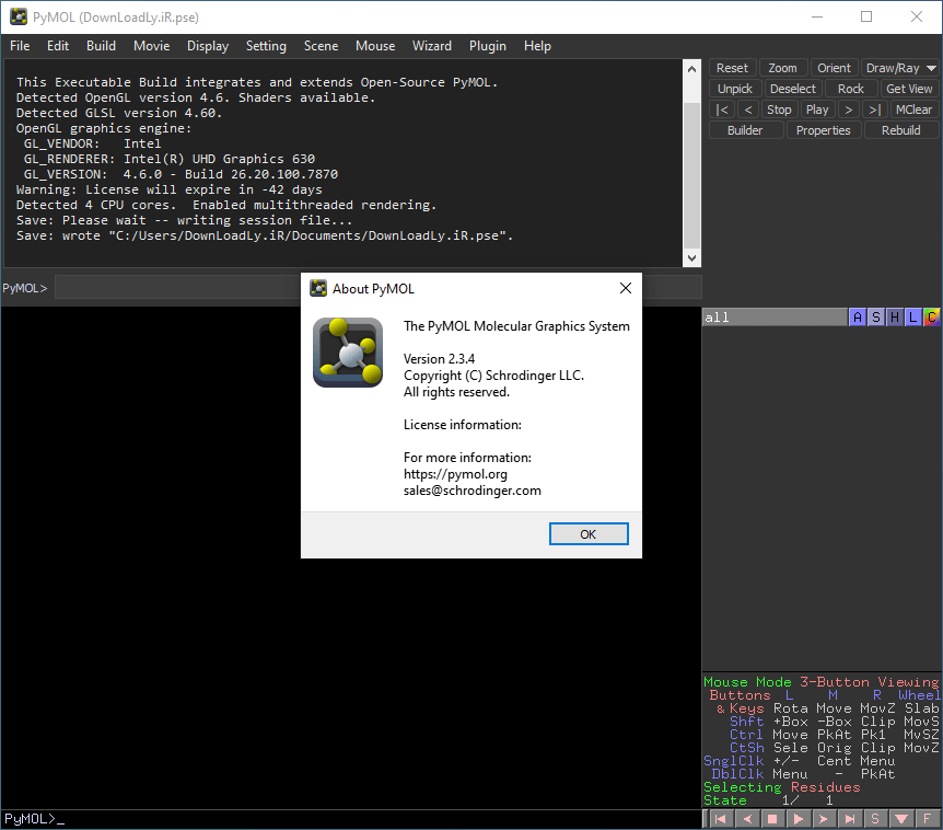 Pictures · PyMOL 3.1.1 Windows/macOS/Linux