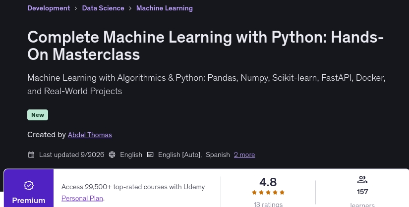 Pictures · Udemy — Complete Machine Learning with Python: Hands-On Masterclass 2026-8