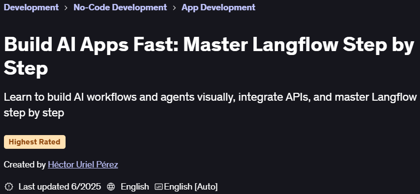 Pictures · Udemy — Build AI Apps Fast: Master Langflow Step by Step 2025-6