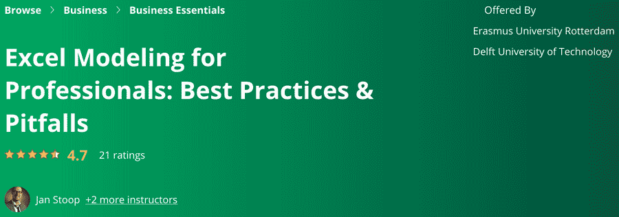 Pictures · Coursera — Excel Modeling for Professionals: Best Practices & Pitfalls 2023-1