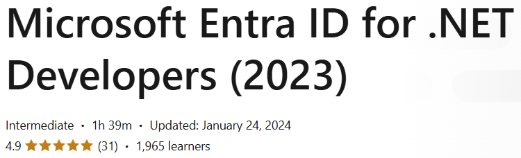 الصور · مايكروسوفت إدخال ID .NET المطورين (2023) 2023-1