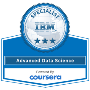Coursera — Advanced Data Science with IBM Specialization 2021-7