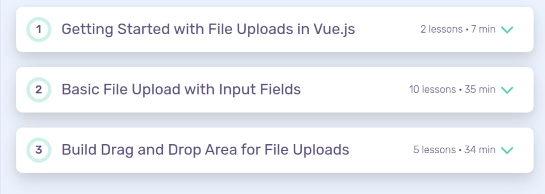 Course topics · Vueschool — File Uploads in Vue.js 2025-4
