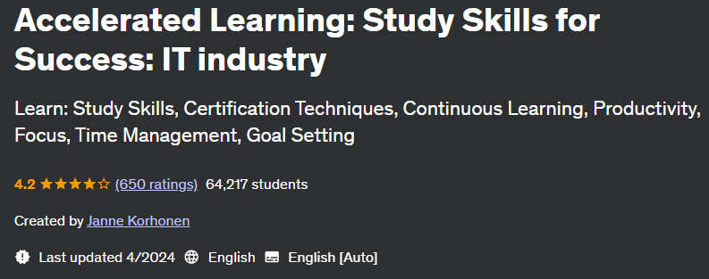 Pictures · Udemy — Accelerated Learning: Study Skills for Success: IT industry 2024-3