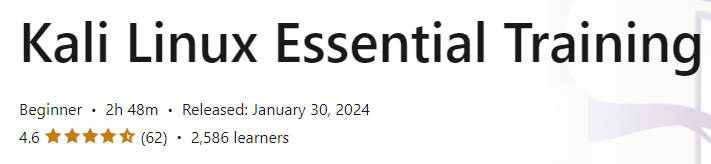Pictures · LinkedIn — Kali Linux Essential Training 2024-1