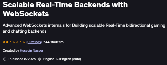 Pictures · Scalable Real-Time Backends with WebSockets 2025-8