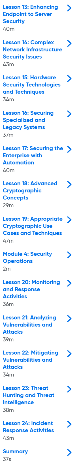Kursthemen · Oreilly – CompTIA SicherheitX (CAS-005) 2025-4