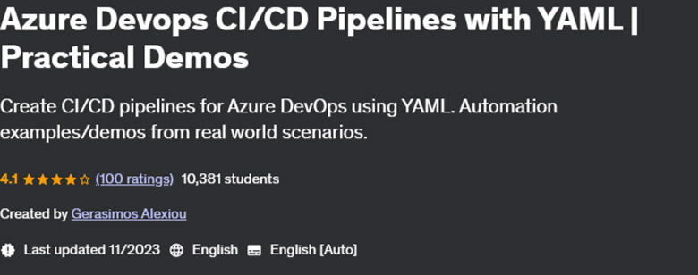 Pictures · Azure Devops CI/CD Pipelines with YAML | Practical Demos 2023-7