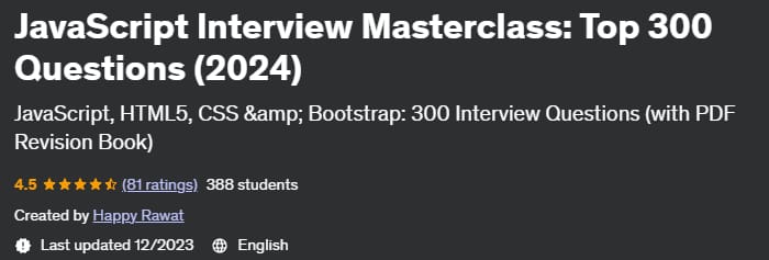 Pictures · JavaScript Interview Masterclass: Top 300 Questions (2024) 2023-11