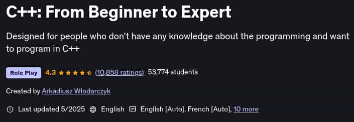 Pictures · Udemy — C++: From Beginner to Expert 2025-5