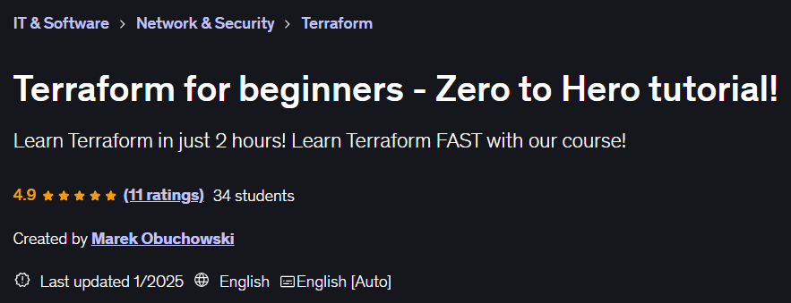 Изображения · Terraform Для начинающих – Zero to Hero Tutorial! 2025-1