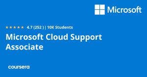 Coursera — Microsoft Cloud Support Associate Professional Certificate 2025-6